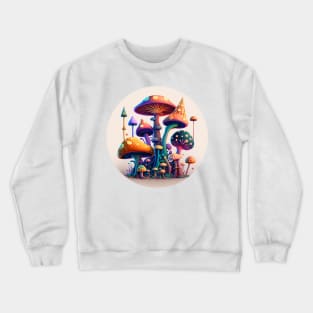 Mushroom Garden Crewneck Sweatshirt